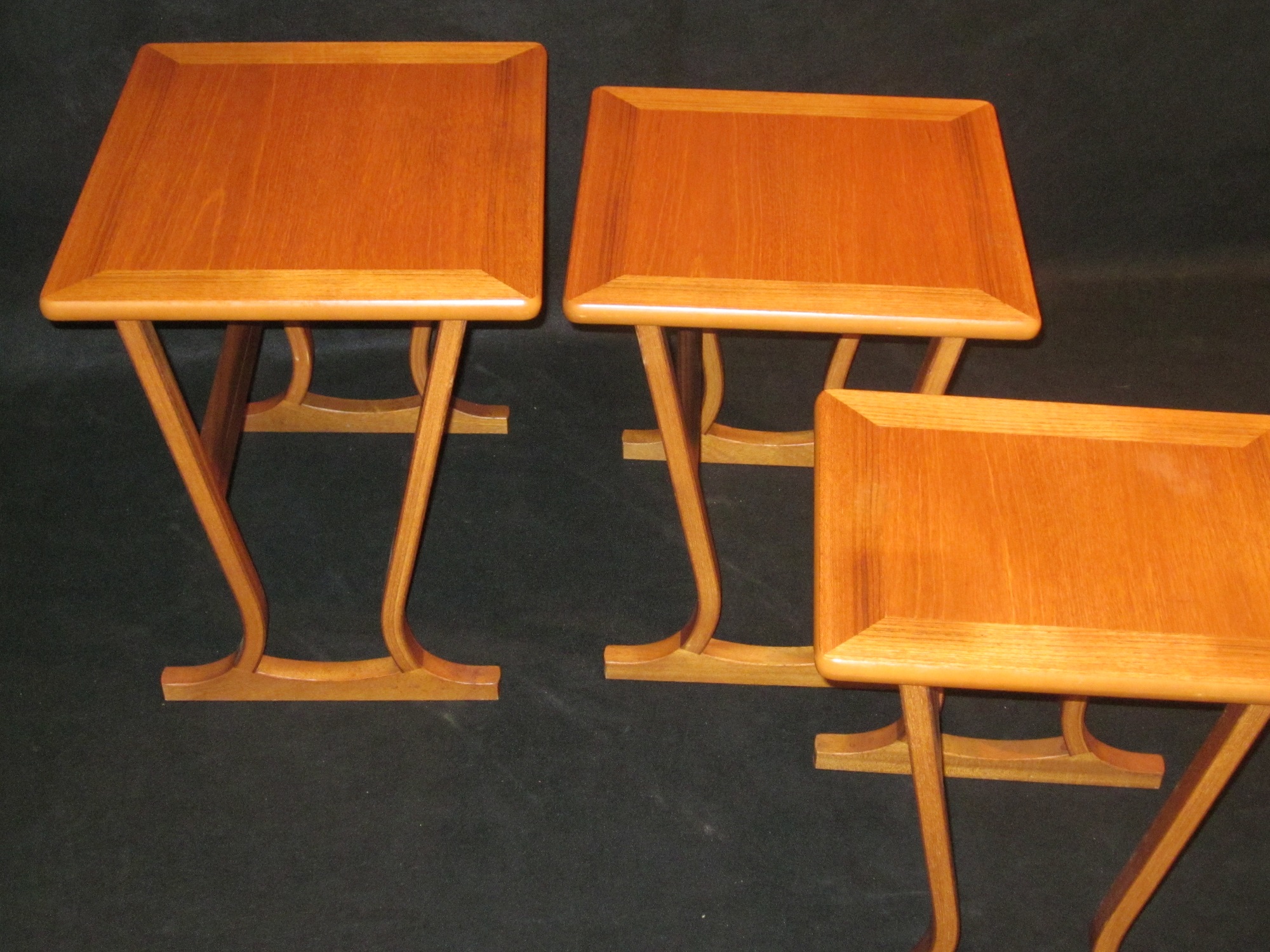 Midcentury Modern Parker Knoll Nesting Tables Set 3 Modernism